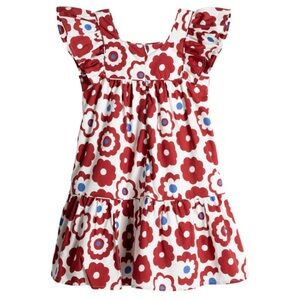 Maison Me Maisonette Beth retro Floral Dress Ruffles 3 years party Americana